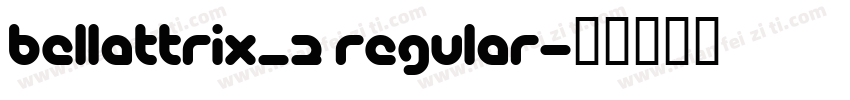 Bellattrix_2 Regular字体转换